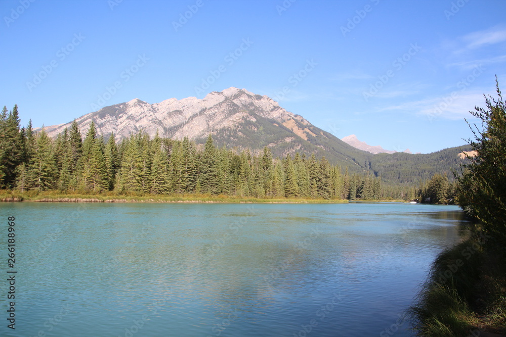 Afternoon On The Bow River, Banff National Park, Alberta