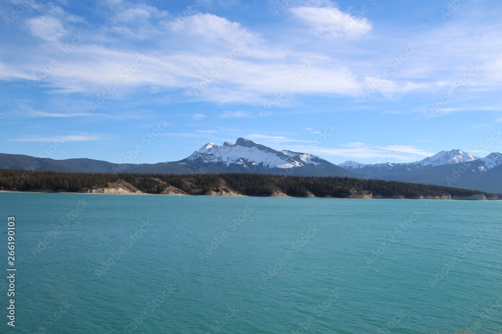 Blue Of Lake Abraham, Nordegg, Alberta