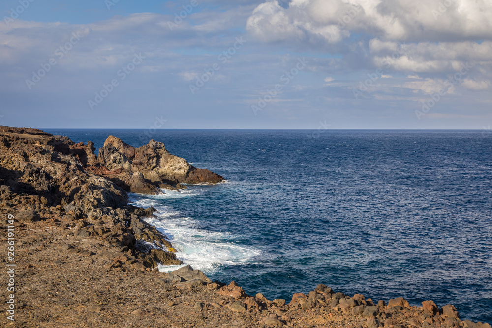 Coast of Tenerife at the village of Poris de Abona