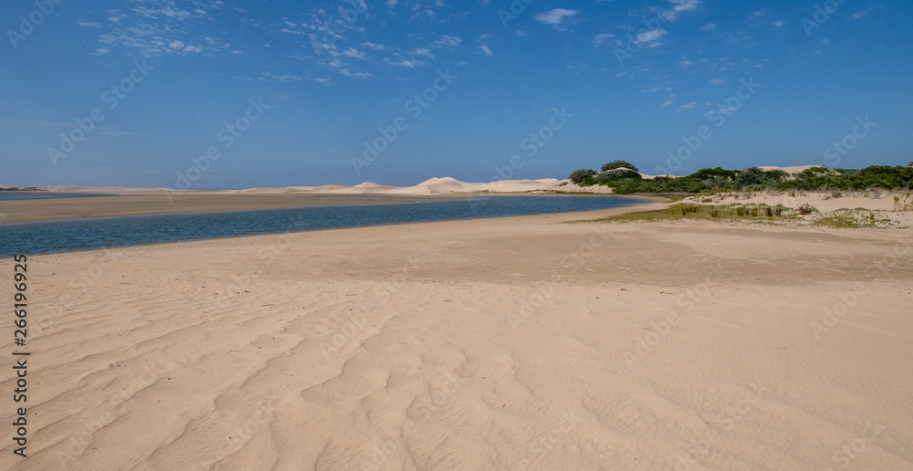 Alexandria dune fields a the Sundays River estuary, near Addo / Colchester on the Sunshine Coast in South Africa.