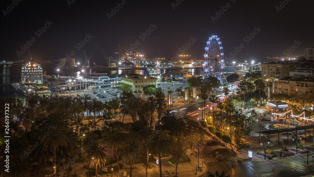 Malaga harbor