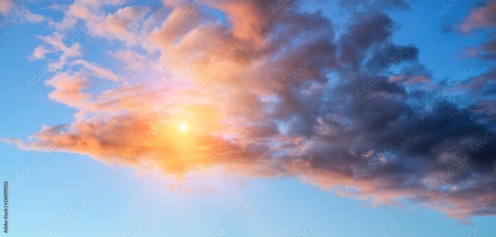 Sky sunrise air clouds panorama Sky sunrise air clouds panorama