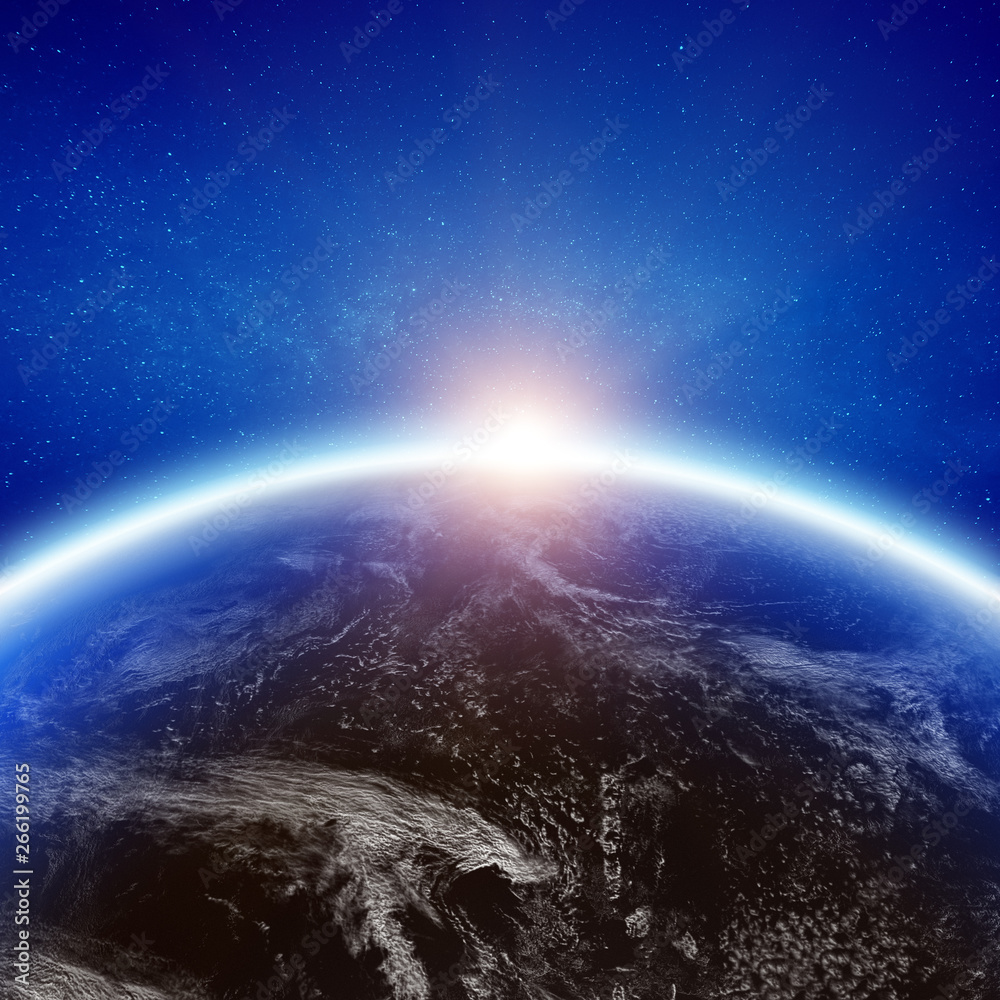 Earth clouds space background Earth clouds space background