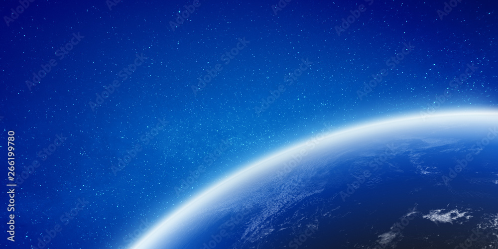 Planet Earth space horizon