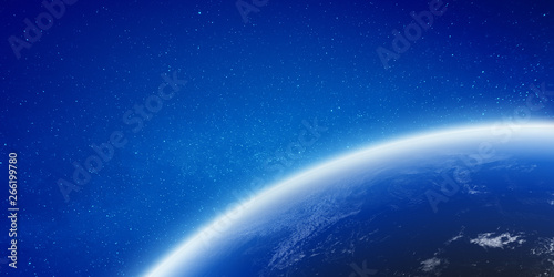 Planet Earth space horizon