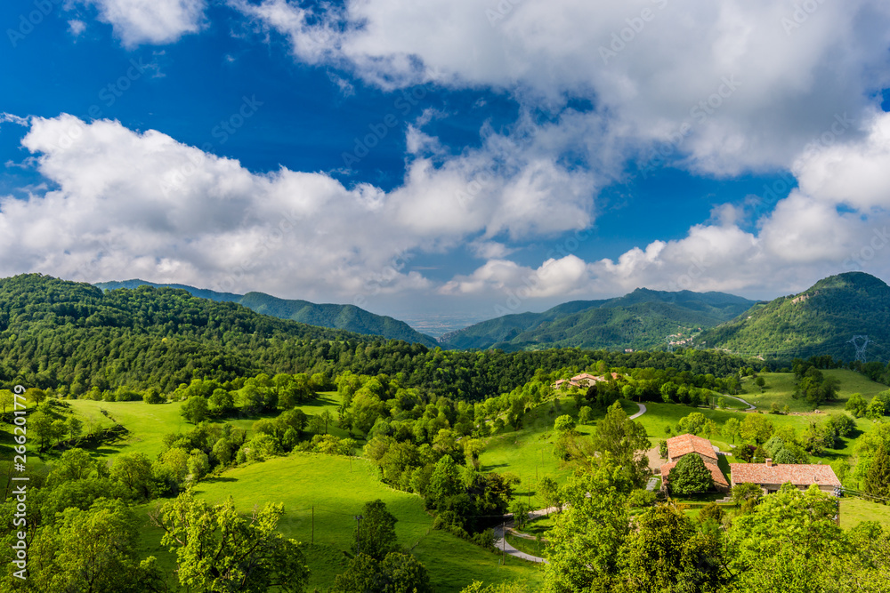 Rural summer landscape (Catalonia, Spain)