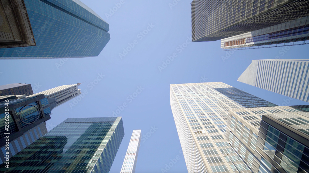 Cityscape Skyline Architecture Infrastructure of Commercial Entreprise Corporate Buildings