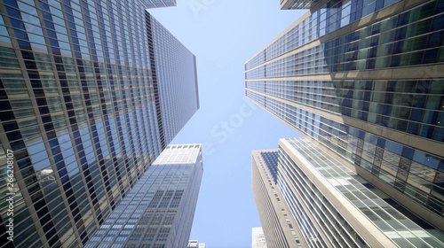 Cityscape Skyline Architecture Infrastructure of Commercial Entreprise Corporate Buildings © stockmedia