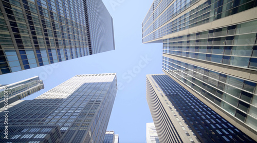 Cityscape Skyline Architecture Infrastructure of Commercial Entreprise Corporate Buildings © stockmedia