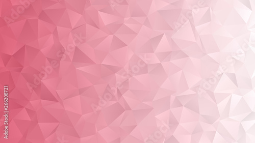 Light red abstract polygonal background with triangle design, vector illustration template