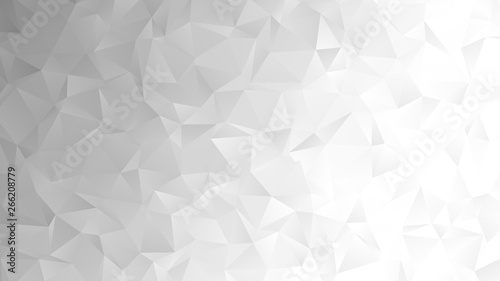 Light grey abstract low poly backgound for modern design, vector illustration template © Sorokin