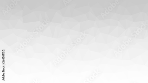Grey and white abstract mosaic background with polygonal design, vector illustration template