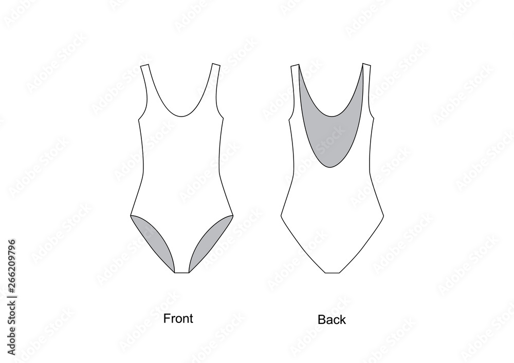 swinsuit of female underwear vector. beachwear vector icon swinsuit of female underwear vector. beachwear vector icon