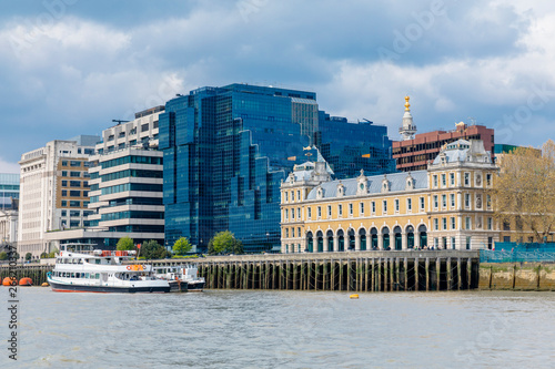 City of London,UK-April 14th 2019:Northern & Shell building at Lower Thames Street in The City of London.It is a British publishing group,published the Daily Express, Sunday Express, Daily Star