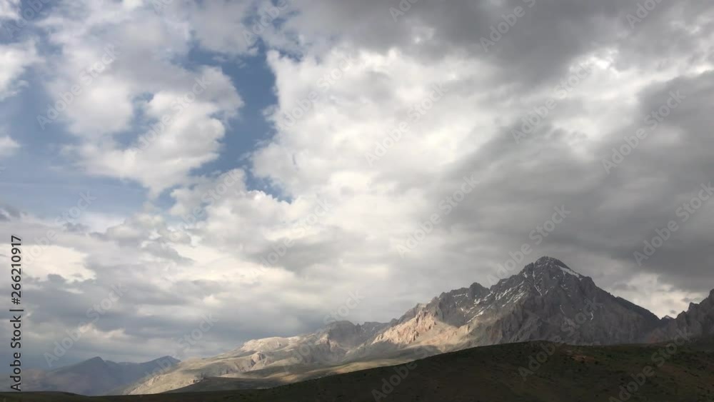 Mount Demirkazik view at Aladaglar National Park in Nigde, Turkey. Mount Demirkazik is the most famous mountain in Aladaglar. Mount Demirkazik view at Aladaglar National Park in Nigde, Turkey. Mount Demirkazik is the most famous mountain in Aladaglar.