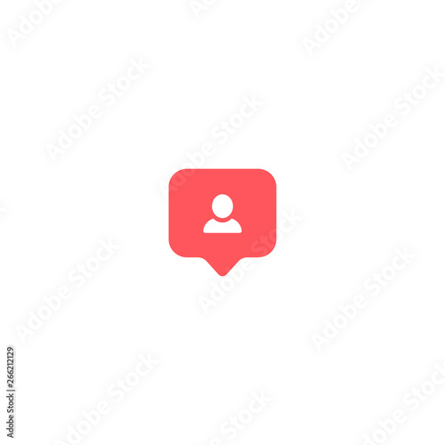 user icon instagram symbol comment avatar. vector illustration on white background EPS10 © Vector VA