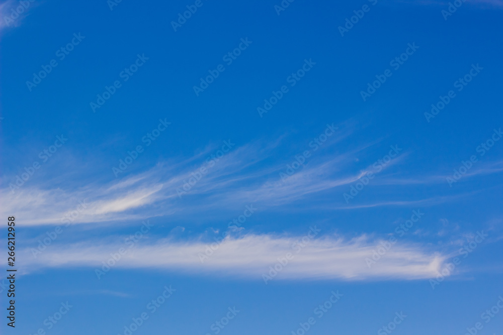 vivid blue sky nature background with white high clouds vivid blue sky nature background with white high clouds