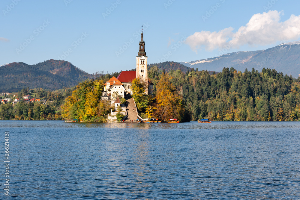 Church of the Assumption of Mary in Lake Bled, Slovenia