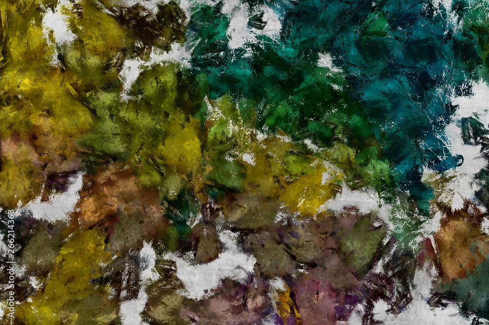 Oil painting abstraction for creating interior design wall art prints or decorate textile and fabric production. Bright beautiful background in artistic elements and details. Fashion stylish texture. Oil painting abstraction for creating interior design wall art prints or decorate textile and fabric production. Bright beautiful background in artistic elements and details. Fashion stylish texture.