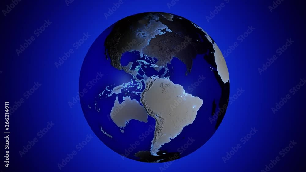 Blue transparent 3d animated earth showing the borders of the country South Africa and the capital Pretoria in 4K resolution at daytime Blue transparent 3d animated earth showing the borders of the country South Africa and the capital Pretoria in 4K resolution at daytime