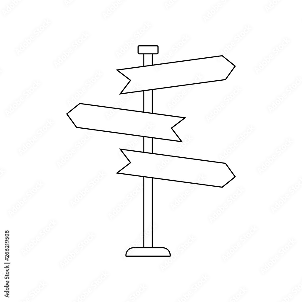 Fingerpost colored icon. Element of road signs and junctions for mobile concept and web apps icon. Outline, thin line icon for website design and development, app development Fingerpost colored icon. Element of road signs and junctions for mobile concept and web apps icon. Outline, thin line icon for website design and development, app development