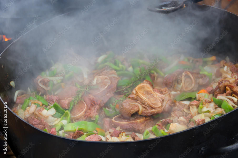 food to the plow disk typical of Argentine gastronomy food to the plow disk typical of Argentine gastronomy