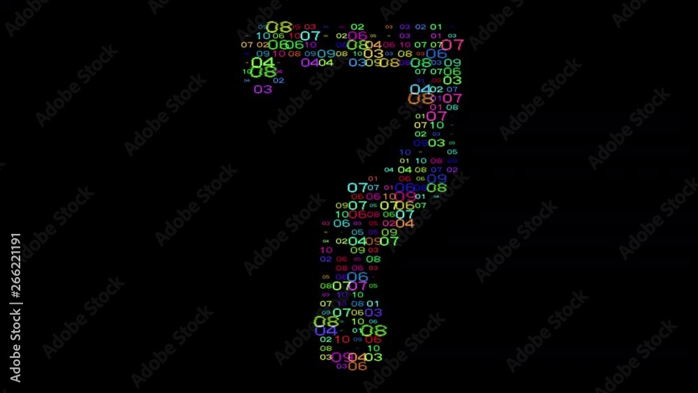 numbers code information counting digital numbers code information counting digital