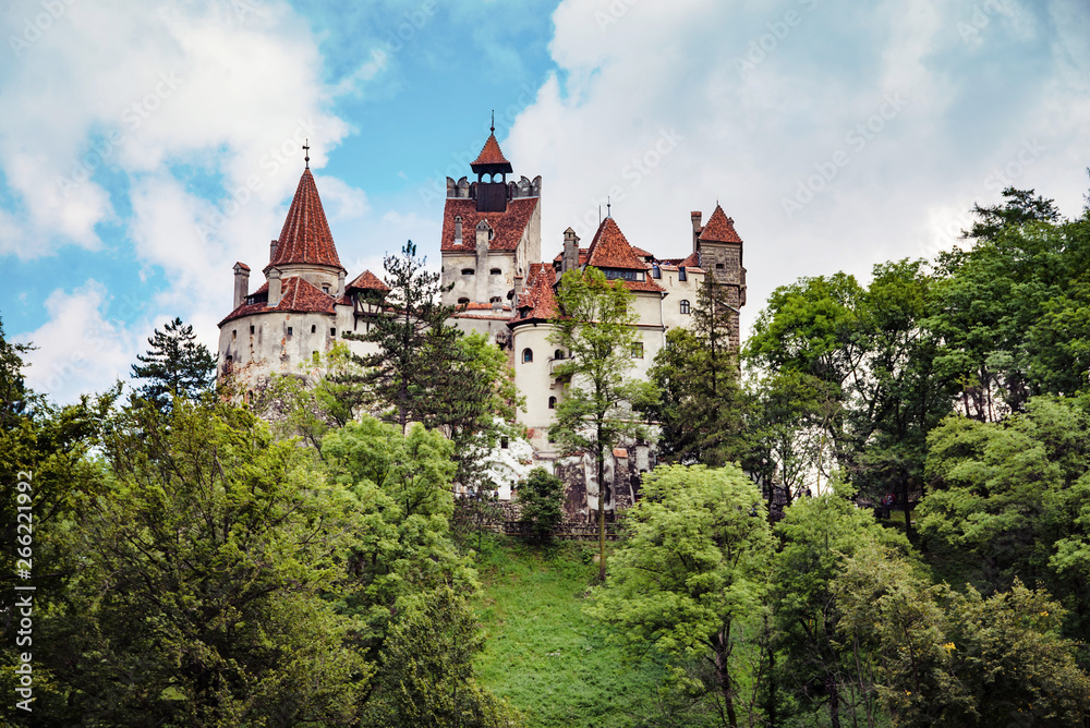 Dracula medieval Bran castle of Transylvania, Brasov region, Romania