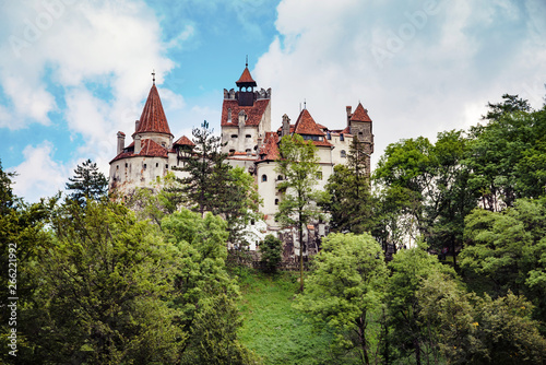 Dracula medieval Bran castle of Transylvania, Brasov region, Romania