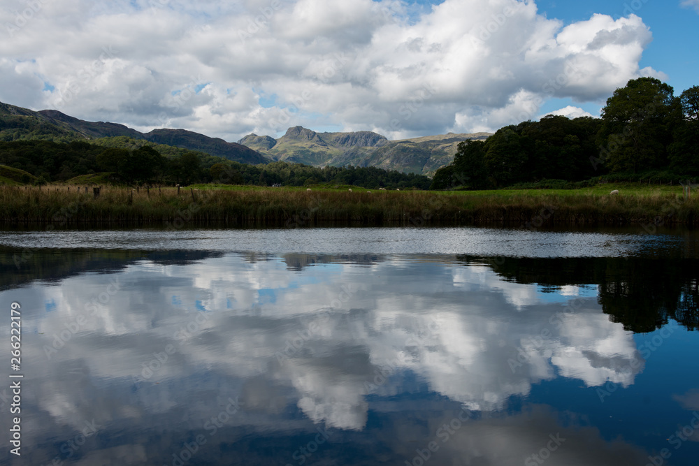 Scenic Langdale Valley in the Lake District