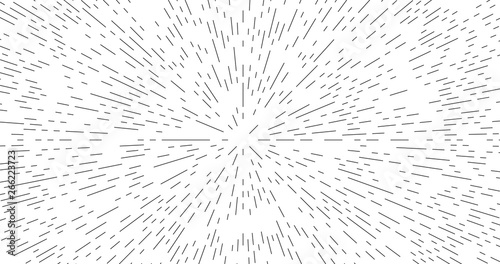 Abstract vintage circular center pointing sunburst, lines Geometric background.