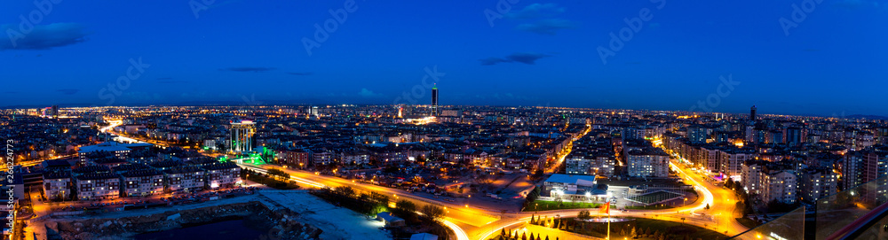 Obraz premium panoramic view of konya city