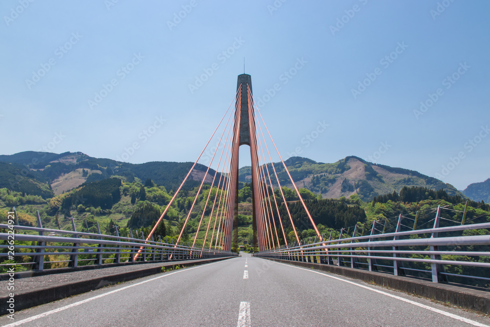 鮎の瀬大橋　Ayunose  bridge　熊本県山都町