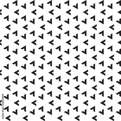 Seamless abstract geometric arrow triangular pattern