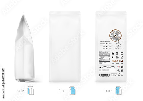 Fotomurale Coffee bag mockup