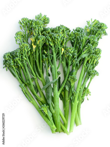 Bunch of broccolini stems