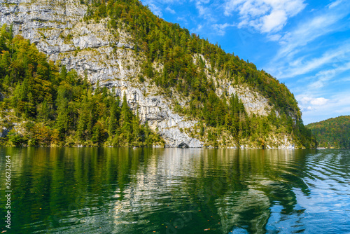 Koenigssee lake with Alp mo...