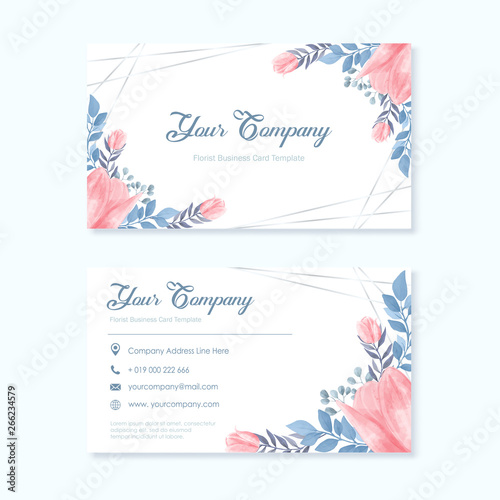 Florist Business Card Template