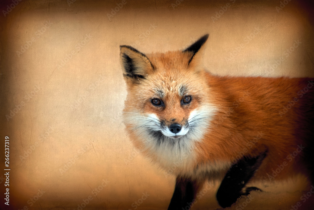 Fototapeta premium Portrait of red fox
