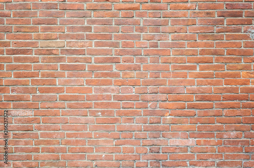 background of red bricks wall
