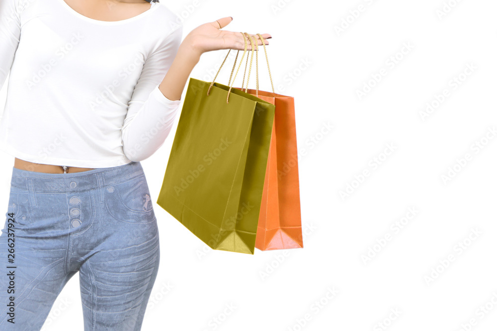 woman go shopping