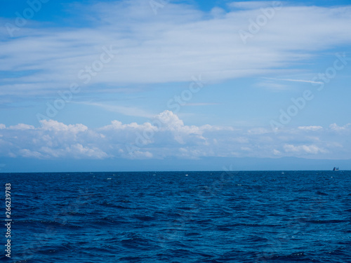 Wallpaper Mural Landscape of sea horizon seascape under blue sky Torontodigital.ca