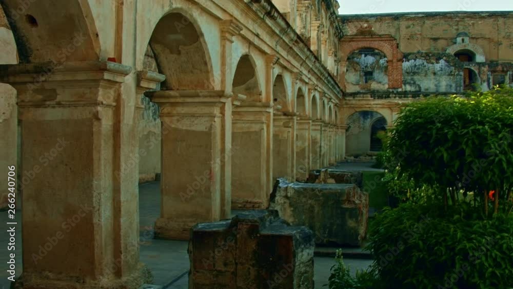 Old historical ruins in Antigua, Guatemala Old historical ruins in Antigua, Guatemala