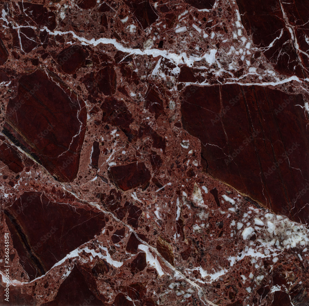 Natural Italian Rosso Levanto marble texture