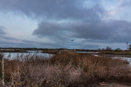 Plane landing