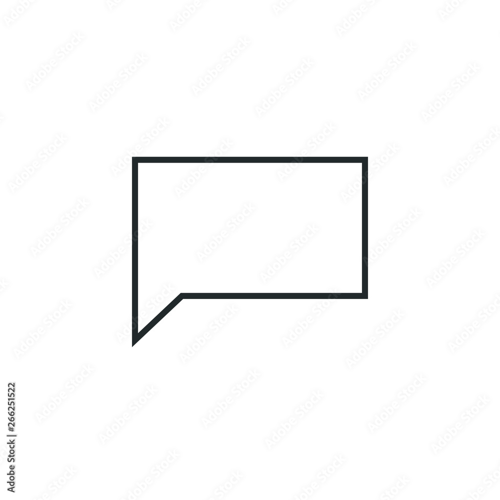 Speech bubble, speech balloon, chat bubble vector icon for apps and websites Speech bubble, speech balloon, chat bubble vector icon for apps and websites