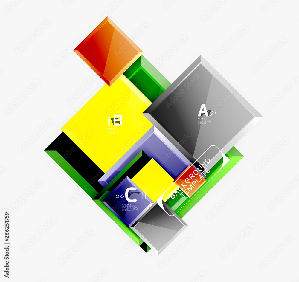 Square geometric composition Square geometric composition