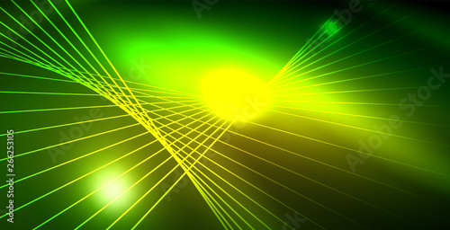 Shiny neon space background