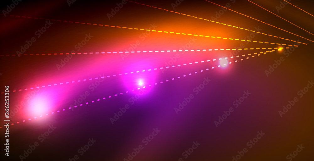 Color neon lights with waves abstract background Color neon lights with waves abstract background