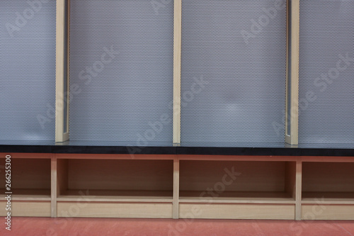 Interior of a locker/changing room